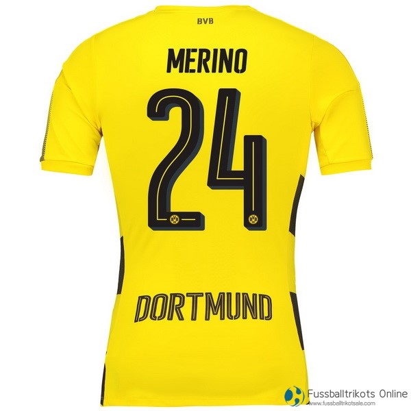 Borussia Dortmund Trikot Heim Merino 2017-18 Fussballtrikots Günstig